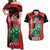 Personalized Kenya Independence Day Couples Matching Off Shoulder Maxi Dress and Hawaiian Shirt Angry Lion - Happy Jamhuri Day 1963 - Wonder Print Shop