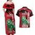 Personalized Kenya Independence Day Couples Matching Off Shoulder Maxi Dress and Hawaiian Shirt Angry Lion - Happy Jamhuri Day 1963 - Wonder Print Shop