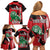 Personalized Kenya Independence Day Family Matching Off Shoulder Short Dress and Hawaiian Shirt Angry Lion - Happy Jamhuri Day 1963 - Wonder Print Shop