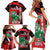 Personalized Kenya Independence Day Family Matching Short Sleeve Bodycon Dress and Hawaiian Shirt Angry Lion - Happy Jamhuri Day 1963 - Wonder Print Shop