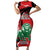 Personalized Kenya Independence Day Family Matching Short Sleeve Bodycon Dress and Hawaiian Shirt Angry Lion - Happy Jamhuri Day 1963 - Wonder Print Shop