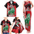 Personalized Kenya Independence Day Family Matching Tank Maxi Dress and Hawaiian Shirt Angry Lion - Happy Jamhuri Day 1963 - Wonder Print Shop