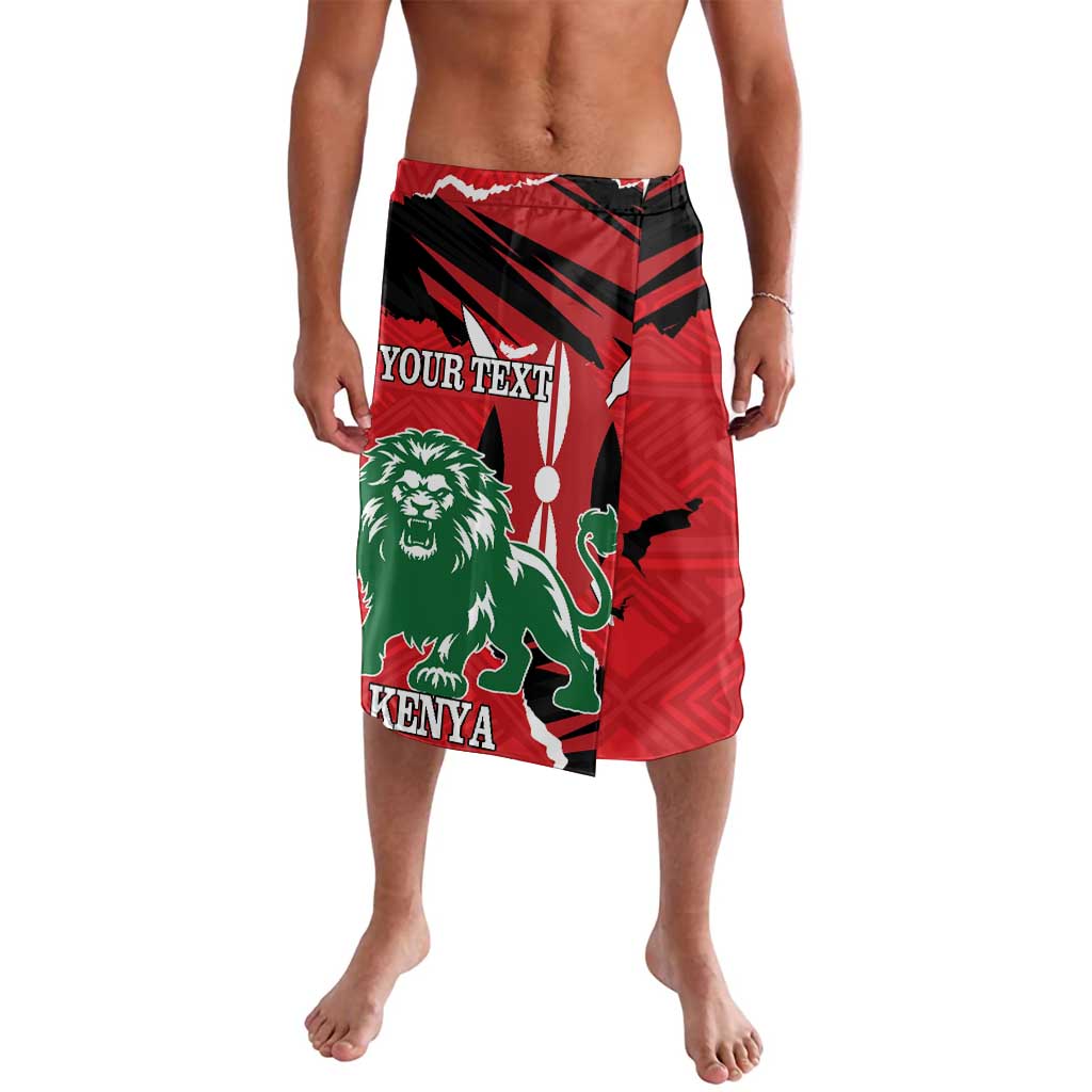 Personalized Kenya Independence Day Lavalava Angry Lion - Happy Jamhuri Day 1963 - Wonder Print Shop