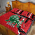 Personalized Kenya Independence Day Quilt Bed Set Angry Lion - Happy Jamhuri Day 1963 - Wonder Print Shop