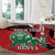 Personalized Kenya Independence Day Round Carpet Angry Lion - Happy Jamhuri Day 1963