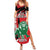 Personalized Kenya Independence Day Summer Maxi Dress Angry Lion - Happy Jamhuri Day 1963 - Wonder Print Shop