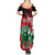 Personalized Kenya Independence Day Summer Maxi Dress Angry Lion - Happy Jamhuri Day 1963 - Wonder Print Shop