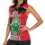 Personalized Kenya Independence Day Women Sleeveless Polo Shirt Angry Lion - Happy Jamhuri Day 1963 - Wonder Print Shop