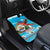 Honduras Christmas Car Mats Scarlet Macaw Feliz Navidad - Wonder Print Shop