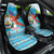 Honduras Christmas Car Seat Cover Scarlet Macaw Feliz Navidad - Wonder Print Shop