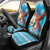 Honduras Christmas Car Seat Cover Scarlet Macaw Feliz Navidad - Wonder Print Shop