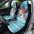 Honduras Christmas Car Seat Cover Scarlet Macaw Feliz Navidad - Wonder Print Shop