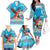 Honduras Christmas Family Matching Off The Shoulder Long Sleeve Dress and Hawaiian Shirt Scarlet Macaw Feliz Navidad - Wonder Print Shop