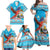 Honduras Christmas Family Matching Off Shoulder Maxi Dress and Hawaiian Shirt Scarlet Macaw Feliz Navidad - Wonder Print Shop