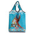 Honduras Christmas Grocery Bag Scarlet Macaw Feliz Navidad