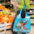 Honduras Christmas Grocery Bag Scarlet Macaw Feliz Navidad