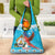 Honduras Christmas Grocery Bag Scarlet Macaw Feliz Navidad