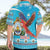 Honduras Christmas Hawaiian Shirt Scarlet Macaw Feliz Navidad - Wonder Print Shop