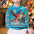 Honduras Christmas Kid Ugly Christmas Sweater Scarlet Macaw Feliz Navidad - Wonder Print Shop