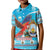 Honduras Christmas Kid Polo Shirt Scarlet Macaw Feliz Navidad - Wonder Print Shop