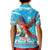 Honduras Christmas Kid Polo Shirt Scarlet Macaw Feliz Navidad - Wonder Print Shop