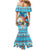 Honduras Christmas Mermaid Dress Scarlet Macaw Feliz Navidad - Wonder Print Shop