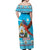 Honduras Christmas Off Shoulder Maxi Dress Scarlet Macaw Feliz Navidad - Wonder Print Shop