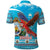 Honduras Christmas Polo Shirt Scarlet Macaw Feliz Navidad - Wonder Print Shop