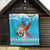 Honduras Christmas Quilt Scarlet Macaw Feliz Navidad - Wonder Print Shop