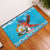 Honduras Christmas Rubber Doormat Scarlet Macaw Feliz Navidad - Wonder Print Shop