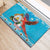 Honduras Christmas Rubber Doormat Scarlet Macaw Feliz Navidad - Wonder Print Shop