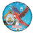 Honduras Christmas Spare Tire Cover Scarlet Macaw Feliz Navidad - Wonder Print Shop