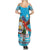 Honduras Christmas Summer Maxi Dress Scarlet Macaw Feliz Navidad - Wonder Print Shop