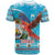 Honduras Christmas T Shirt Scarlet Macaw Feliz Navidad - Wonder Print Shop