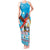 Honduras Christmas Tank Maxi Dress Scarlet Macaw Feliz Navidad - Wonder Print Shop