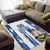 Custom Honduras Football Area Rug Los Catrachos Grunge Style - Wonder Print Shop