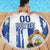 Custom Honduras Football Beach Blanket Los Catrachos Grunge Style - Wonder Print Shop