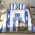 Custom Honduras Football Bedding Set Los Catrachos Grunge Style - Wonder Print Shop