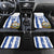 Custom Honduras Football Car Mats Los Catrachos Grunge Style - Wonder Print Shop