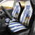 Custom Honduras Football Car Seat Cover Los Catrachos Grunge Style - Wonder Print Shop