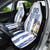 Custom Honduras Football Car Seat Cover Los Catrachos Grunge Style - Wonder Print Shop