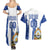 Custom Honduras Football Couples Matching Summer Maxi Dress and Hawaiian Shirt Los Catrachos Grunge Style - Wonder Print Shop