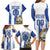 Custom Honduras Football Family Matching Long Sleeve Bodycon Dress and Hawaiian Shirt Los Catrachos Grunge Style - Wonder Print Shop