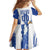 Custom Honduras Football Family Matching Mermaid Dress and Hawaiian Shirt Los Catrachos Grunge Style - Wonder Print Shop