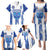 Custom Honduras Football Family Matching Puletasi and Hawaiian Shirt Los Catrachos Grunge Style - Wonder Print Shop