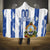 Custom Honduras Football Hooded Blanket Los Catrachos Grunge Style