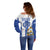 Custom Honduras Football Off Shoulder Sweater Los Catrachos Grunge Style - Wonder Print Shop