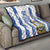 Custom Honduras Football Quilt Los Catrachos Grunge Style - Wonder Print Shop