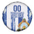 Custom Honduras Football Spare Tire Cover Los Catrachos Grunge Style - Wonder Print Shop