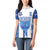 Custom Honduras Football Women Polo Shirt Los Catrachos Grunge Style - Wonder Print Shop